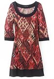 Ikat Sweater Knit Dress
