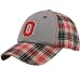 Top of the World Ohio State Buckeyes Scarlet Plaid Slouch Hat