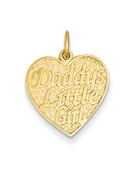 14k Daddys Little Girl Charm
