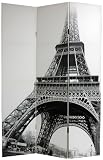 Double Sided Eiffel Tower Canvas Room Divider