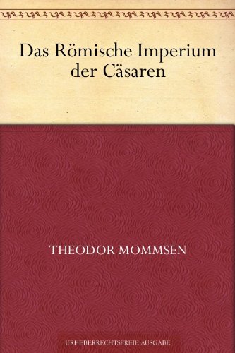 Buch - Cover Das Römische Imperium der Cäsaren - Theodor Mommsen - 