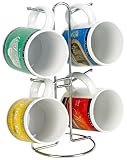 picture of Ethos Mugs on a Mug Tree, Set of 4