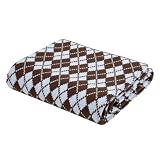 Elegant Baby Argyle Blanket, Blue Chocolate, 36 X... by Elegant Baby