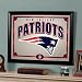 22 NFL New England Patriots Football Logo Framed Mirror