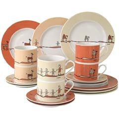 Creatable 103179 Kaffeeservice Urban Style 18-teilig