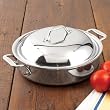 All-Clad Tri-Ply Stainless Steel Saute Pan, 4 quart