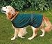 Waxed Cotton Dog Jacket / Coat - Fleece Lined, size: MEDIUM