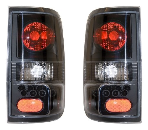 FORD F-150 04-06 TAIL LIGHT BLACK (LED STYLE) NEW