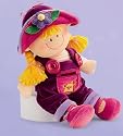 13" Soft activity rag doll for baby girl 10m+