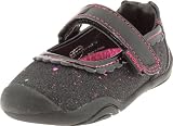 pediped Grip-N-Go Harlow Mary Jane (Toddler),Black Glitter,20 EU (5 M US Toddler)