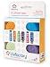 Lifefactory 9-Ounce Glass Beverage Bottle Colored Caps, Set of 4
