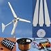 Wind Turbine Generator DIY Starter Kit with 126 Dia Blades, 25 Neo Magnets, Rectifier