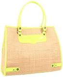 Rebecca Minkoff Neon Straw Diamond Tote