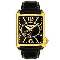 Triumph Motorcycles Men's Leather Strap Watch #3022-06