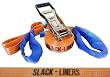 4 Teiliges Slackline-Set - 50mm breit, 25m lang - mit Langhebelratsche h�chste Qualit�t *NEU*