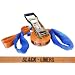 4 Teiliges Slackline-Set - 50mm breit, 15m lang - mit Langhebelratsche h�chste Qualit�t *NEU*