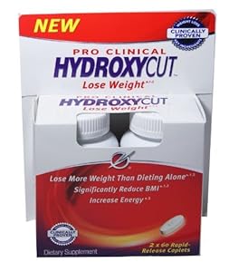 Hydroxycut Advanced-Weight Loss Supplement, 60 Caplets, Increase and Lose More Weight (2 pack)