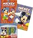 DISNEY Mickey Mouse Halloween Coloring Books & Crayons Set