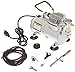 1/5 HP 58 PSI Oilless Airbrush Compressor Kit with Quite Chrome Plated Airbrush, Hose and Storage Case