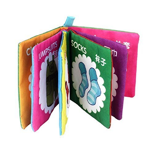Susenstone® Soft Cloth Baby Intelligence Development Learn Picture Cognize Book