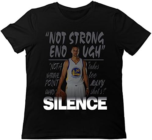 Stephen Curry Silence Cool Mens T Shirts