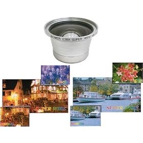 Bower 52mm 0.38x Super Wide Angle Lens with Macro by 