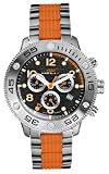 Helix HX550-03L23B Okto Chrono Orange Band Men's Watch
