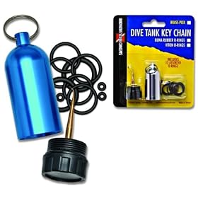 Scuba Diving Tank O-Ring Dive Kit Keychain with Pick (FREE SHIPPING)