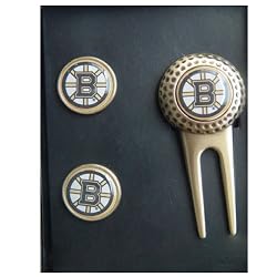 Boston Bruins Nhl Divot Tool Golf Ball (2) Marker Set