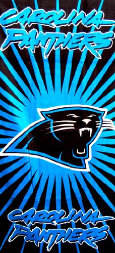 Carolina Panthers Helmet NFL - Fiber Reactive Pool/Beach/Bath Towel