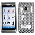 mumbi Silicon Case Nokia N8 N8-00 Schutzh�lle - DIAMANT SMOKE Effekt