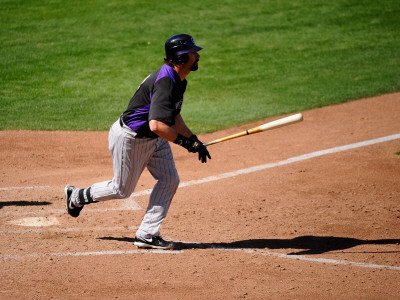 Colorado Rockies v Milwaukee Brewers, PHOENIX, AZ - MARCH 10: Todd Helton Photographic Poster Print by Kevork Djansezian, 12x16