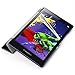 HOTCOOL Ultra Slim Lightweight Stand Cover Case For Lenovo Tab 2 A8-50/Lenovo Tab 3 8 Tablet, Black