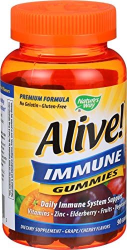 New - Nature's Way Alive Immune Gummies - 90 Count