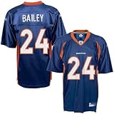 Reebok NFL Equipment Denver Broncos #24 Champ Bailey Navy Blue Juvenile Replica Football Jersey