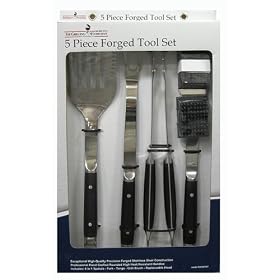 Mr. Bar-B-Q Forged Steel 5-pc. Grill Tool Set by Mr. Bar-B-Q