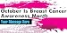3x6 Vinyl Banner - Breast Cancer Awareness Month Message