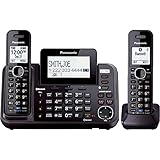 Panasonic KX-TG9542B Link2Cell Bluetooth Enabled 2-Line Phone with Answering Machine & 2 Cordless Handset