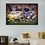 Minnesota Vikings Fathead Wall Graphic Line of Scrimmage Vs Packers Mural - NFL