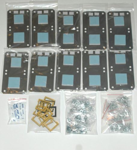 10 Pack Bulk Lot of Complete Uniclamp Repair Kits with Hardware Accessories for XBOX 360 RROD Fix (Requires drilling)