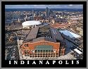 Indianapolis Colts - Lucas Oil Stadium Aerial - Lg - Plaque Mounted & Laminated Print