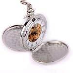 Skeleton Pocket Watch Mechanical Move...
