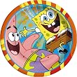 SpongeBob Buddies 7 Dessert Plates - 8 Count