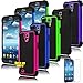 Galaxy Mega 6.3 I9200 Case, [Non-Slip] [Slim Perfect-Fit] [Drop Protection] [Shock-Absorption] [Impact Resistant] Hybrid Dual Layer Mega 6.3 Case, [Hard Plastic with TPU/ Soft Silicone] Protective Case Rubber Bumper Slim Cover Case for Samsung Galaxy Mega 6.3 I9200 + Screen Protector (Purple)
