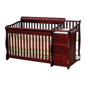 Sorelle Tuscany Convertible Crib - Cherry
