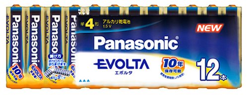 Panasonic エボルタ乾電池単四型12本パック LR03EJ/12SW