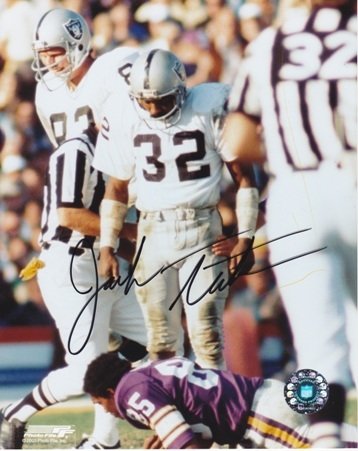 Jack Tatum Autographed/Hand Signed Oakland Raiders 8x10 Photo - Deceased Hall of Famer