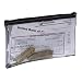 PM Company Securit Bank Deposit / Utility Zipper Coin Bag, 11 X 6 Inches, Clear, Pack of 24 (04628)