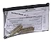 PM Company Securit Bank Deposit/Utility Zipper Coin Bag, 11 X 6 Inches, Clear, 24 Bags Per Carton (04628)