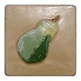 デザインタイル 洋梨 ライトブラウン